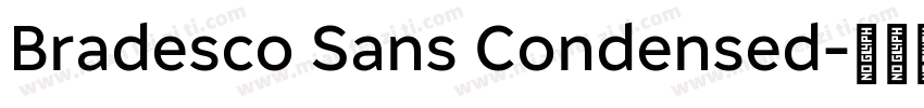 Bradesco Sans Condensed字体转换
